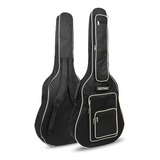 Funda De Guitarra Impermeable Totalmente Acolchada De 41 Pul