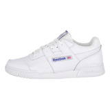 Zapatilla Reebok Workout Plus Hombre Blancas/azules