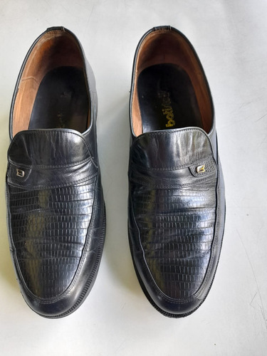 Zapatos De Vestir Para Hombre, De Cuero Color Negro Talle 40