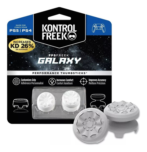 Kontrolfreek Galaxy White Control Freak Cubre Stick Ps4/ps5