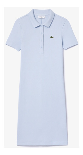 Vestido Lacoste Slim Fit Blanco