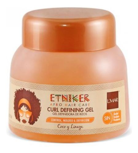 Gel Definidora De Rizos Etniker- Coco Y Linaza 300g