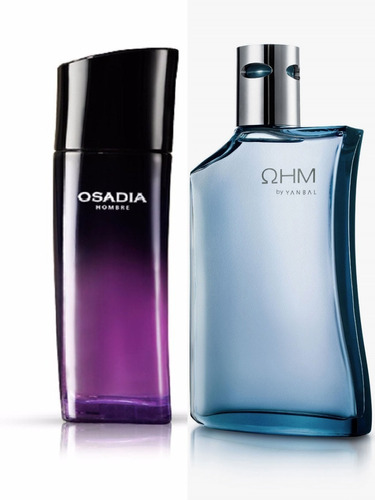 Perfume Osadia Hombre + Ohm Azul Yanba - mL a $1105