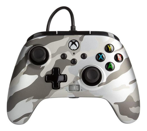 Controle Powera  Metallic Artic Camo Com Fio Xone Series Pc