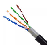 Cable Utp Red 5e Exterior Doble Vaina 4 Pares Rollo 100m