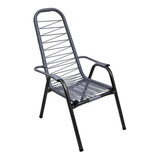 Cadeira De Fio Big Cadeiras Super Luxo - Prata N.a