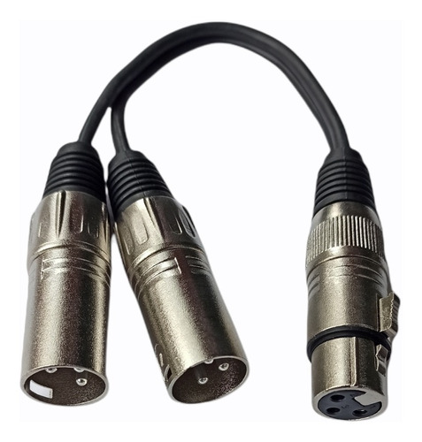 Cable 1 Xlr Hembra A 2 Xlr Macho