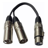 Cable 1 Xlr Hembra A 2 Xlr Macho