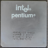 Processador Pentium 133mhz Socket 7 Cerâmica Pc Antigo 