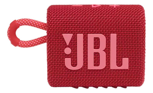 Caixa De Som Jbl Go3 Red Bluetooth 5.1