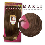 Cabelo Orgânico Bio Proteína Marli Ser Mulher 320 Gr 70 Cm Cor Sp2/6/27 Castanho/mel