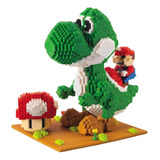 Yoshi Gigante Con Mario Bros Mini Blocks Envío Gratis!