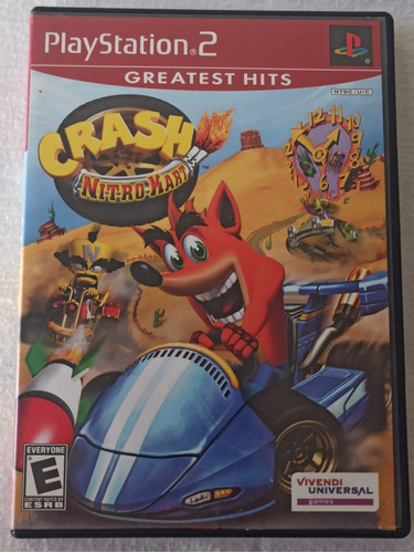 Crash Nitro Kart Ps2 Playstation 2 Original Usado