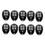 Kit 10 Pz Control Transmisor Bame Delma 4ch 433.9mhz Portón Negro