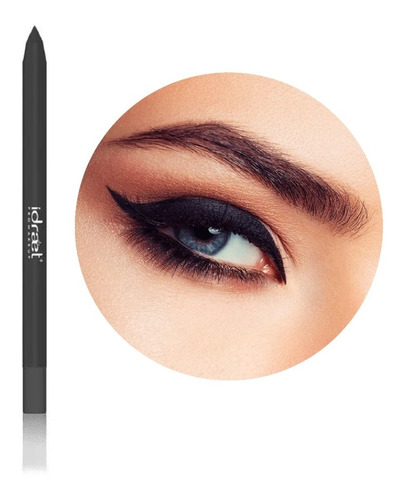 Lapiz Delineador De Ojos En Gel Idraet Waterproof Negro