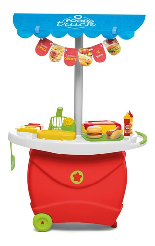 Cozinha Infantil Carrinho Lanches Mini Food Truck - Tateti