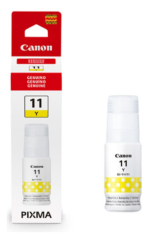 Botella De Tinta Canon Gi-11 70 Ml Amarillo