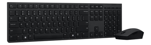 Combo Lenovo Teclado Mouse Recargable Inalámbrico (español)