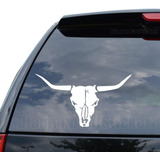 Longhorn - Calcomanía De Calavera De Vaca Para Automóvil, Ca