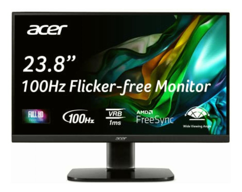 Acer Kc242y Hbi 23.8 Pulgadas Full Hd (1920 X 1080) Monitor
