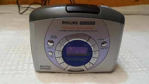 Walkman Phillips Radio Casette Stereo Usado 