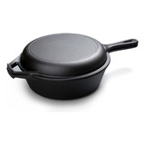 Sartenes De Hierro Fundido, Cast Iron 2-in-1 Combo Cooker