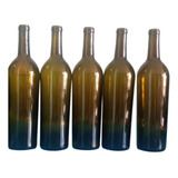 20 Botellas De Vidrio 750ml Cafe Sin Corchos