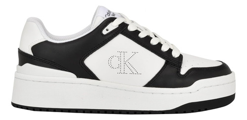 Tenis Calvin Klein Originales Mujer Casuales Comodos Negro 3