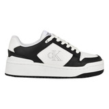 Tenis Calvin Klein Originales Mujer Casuales Comodos Negro 3