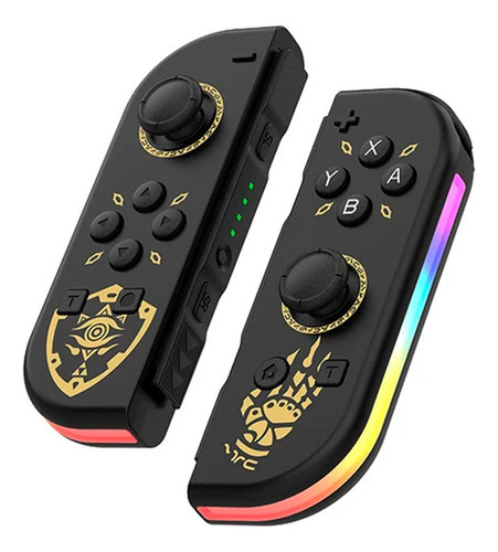 Joycons Generico Con Rgb Para Nintendo Switch