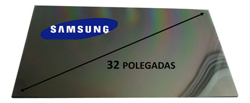 Película Polarizada Tv Compatível C/ Samsung 32 Polegadas