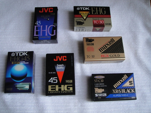 Video Cassette Jvc-tdk-maxell Vhs Y Svhs