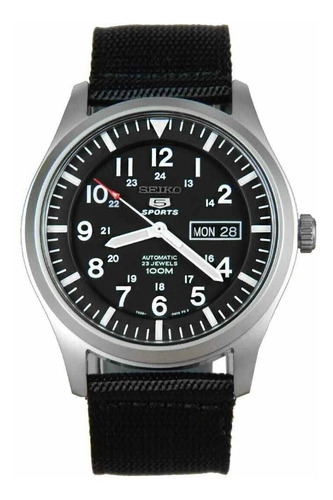 Reloj Seiko 5 Snzg15 K1 Military Automático Agente Oficial