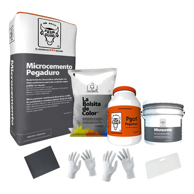 Kit Completo Microcemento 12m2 + Capa Selladora Mate | Envío gratis