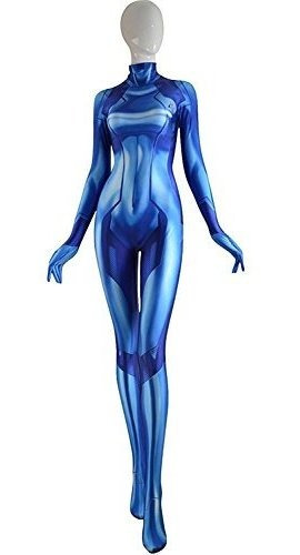 Disfraz Zero Suit Samus Metroid - Lycra Body Suit