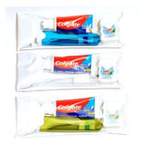 Kit C/75 Escova Viagem,creme Dental Colgate Mini,fio 25 Mts