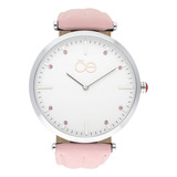 Reloj Casual Cloe Para Dama Redondo Extensible De Piel