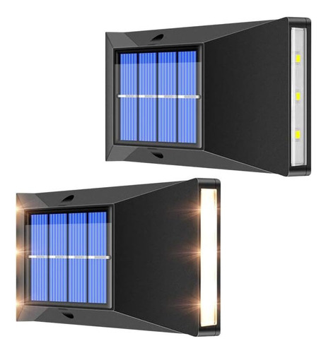 2 Pieces/set Solar Wall Light Ip65 Waterproof Atmospheres