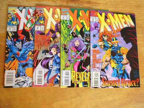 Lote Comics X-men En Ingles Marvel Mutantes Claremont Yu