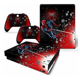 Skin X Console X1 Etiqueta Pegatina Superhéroe + 2 Controlle