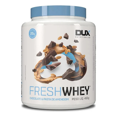 Dux Nutrition Freshwhey Chocolate e Pasta de Amendoim - Pote 450g | Parcelamento sem juros