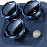 Protector Lente De Camara Para iPhone 15 Pro Max Blue Azul