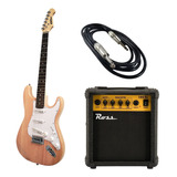 Combo Guitarra Electrica Newen Amplificador Ross 10w Y Cable