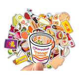 50 Calcomanias Stickers De Snacks Comida Mexicana Pegatinas 