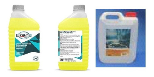 Agua Desminalizada 5 L + Liquido Refrigerante Amarillo 1 L