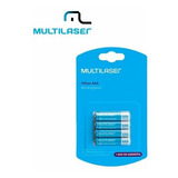 Pilas Baterias Recargables Multilaser Aaa X 4 Unidades