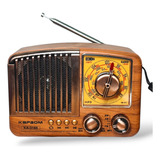 Radio Am Fm Estilo Antigo Vintage Retro Usb Veja O Video !