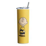 [ Termo Cafe. Skinny Tumbler 20 Oz.] Charlie Brown Amarillo