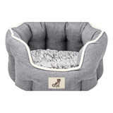 Cama Para Mascotas Perros Gatos Medianos - Square Linen Dog