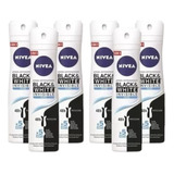 Pack X6 Desodorante Nivea Black & White Invisible Pure